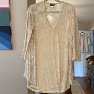 Mesh style bathing suit cover up